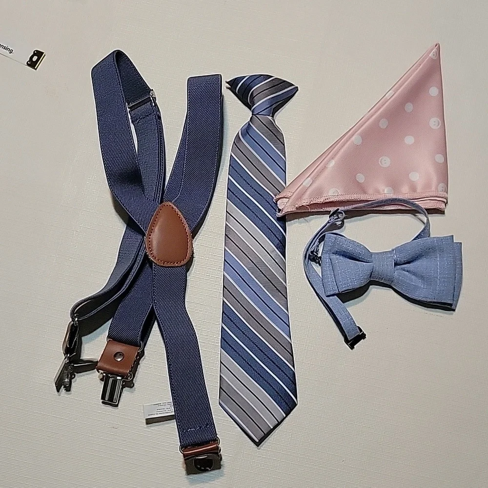 Child's 4 piece suspender set